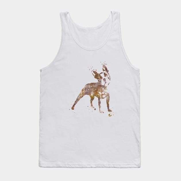 Boston Terrier Tank Top by RosaliArt